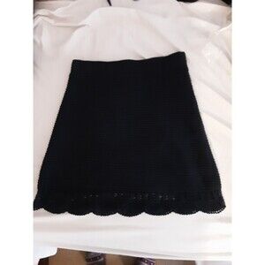 Marie Oliver Skirt Women’s Size Xs Navy Crochet Knit Cotton